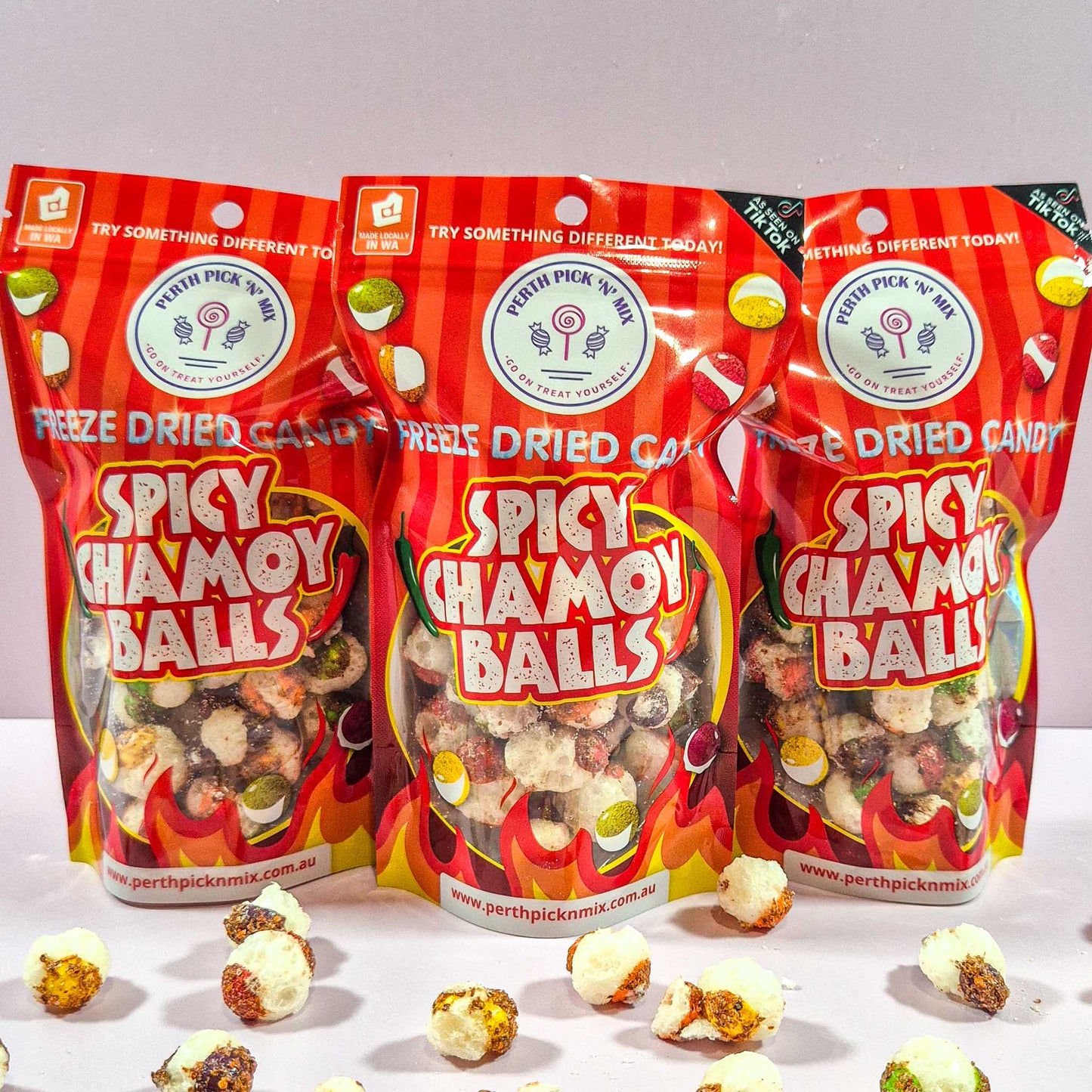 BRAND NEW: Freeze Dried Spicy Chamoy Balls