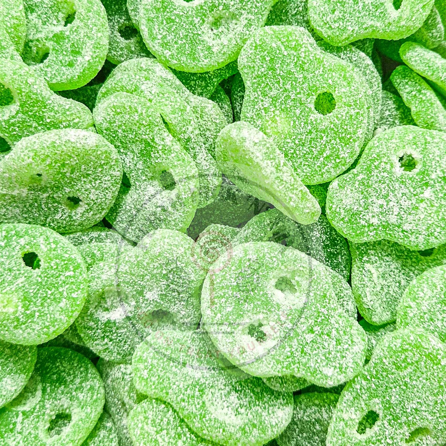 Vegan Fizzy Apple Skulls