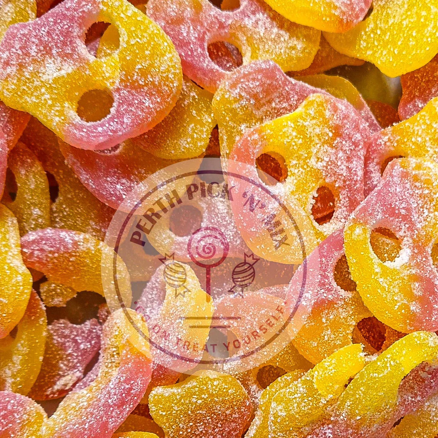 Sour Lemon & Raspberry Skulls – Candy People 100g