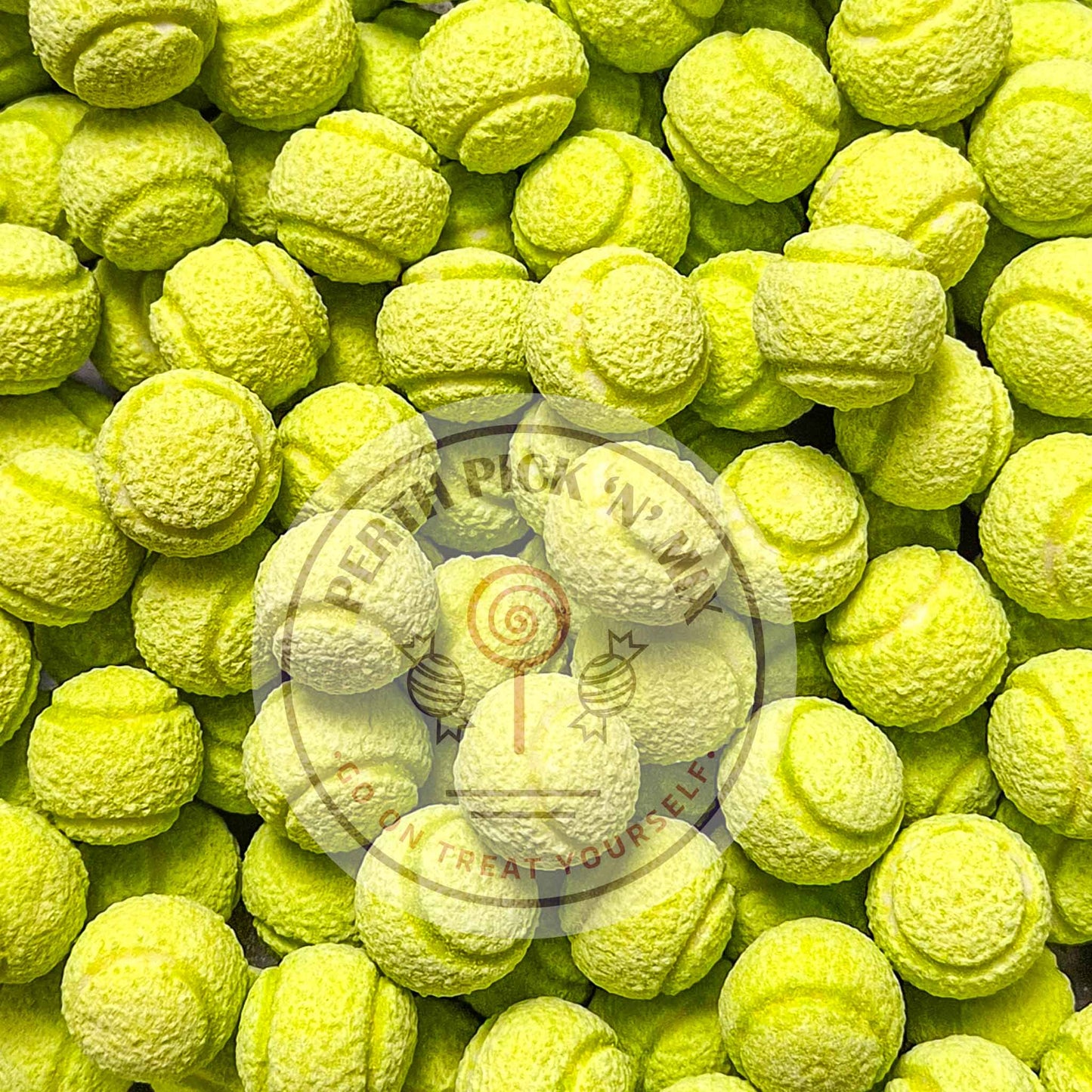 Fini Tennis Balls Bubble Gum - 100g