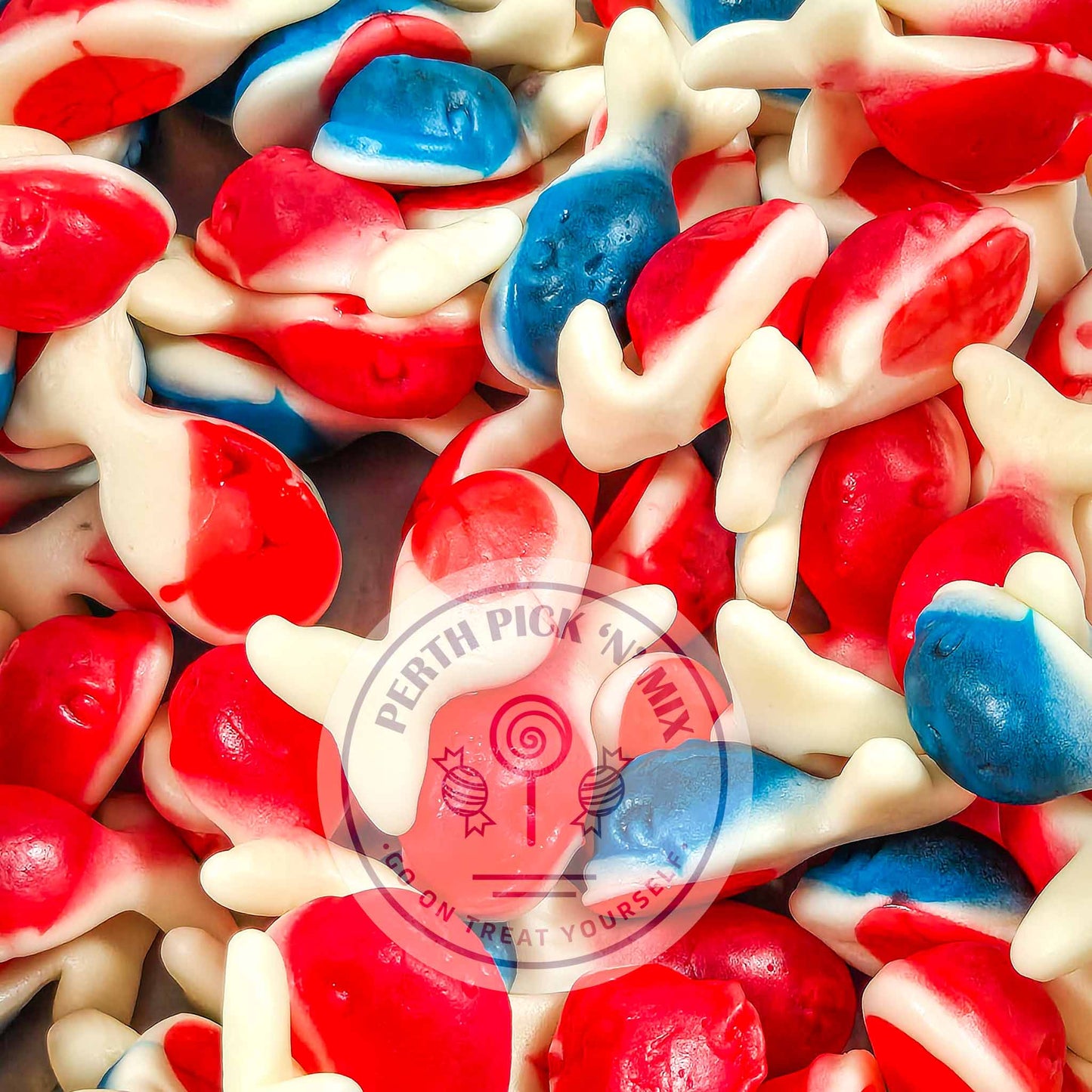 Jelly Filled Whales - UK Sweets Online
