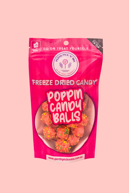 12 X Freeze Dried Poppin Candy Balls