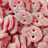 Vegan Fizzy Peach Skulls