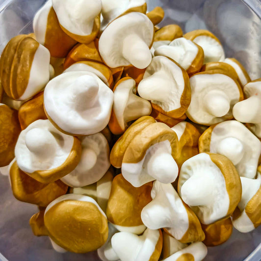 Caramel Foam Mushrooms