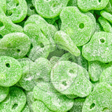 Vegan Fizzy Apple Skulls