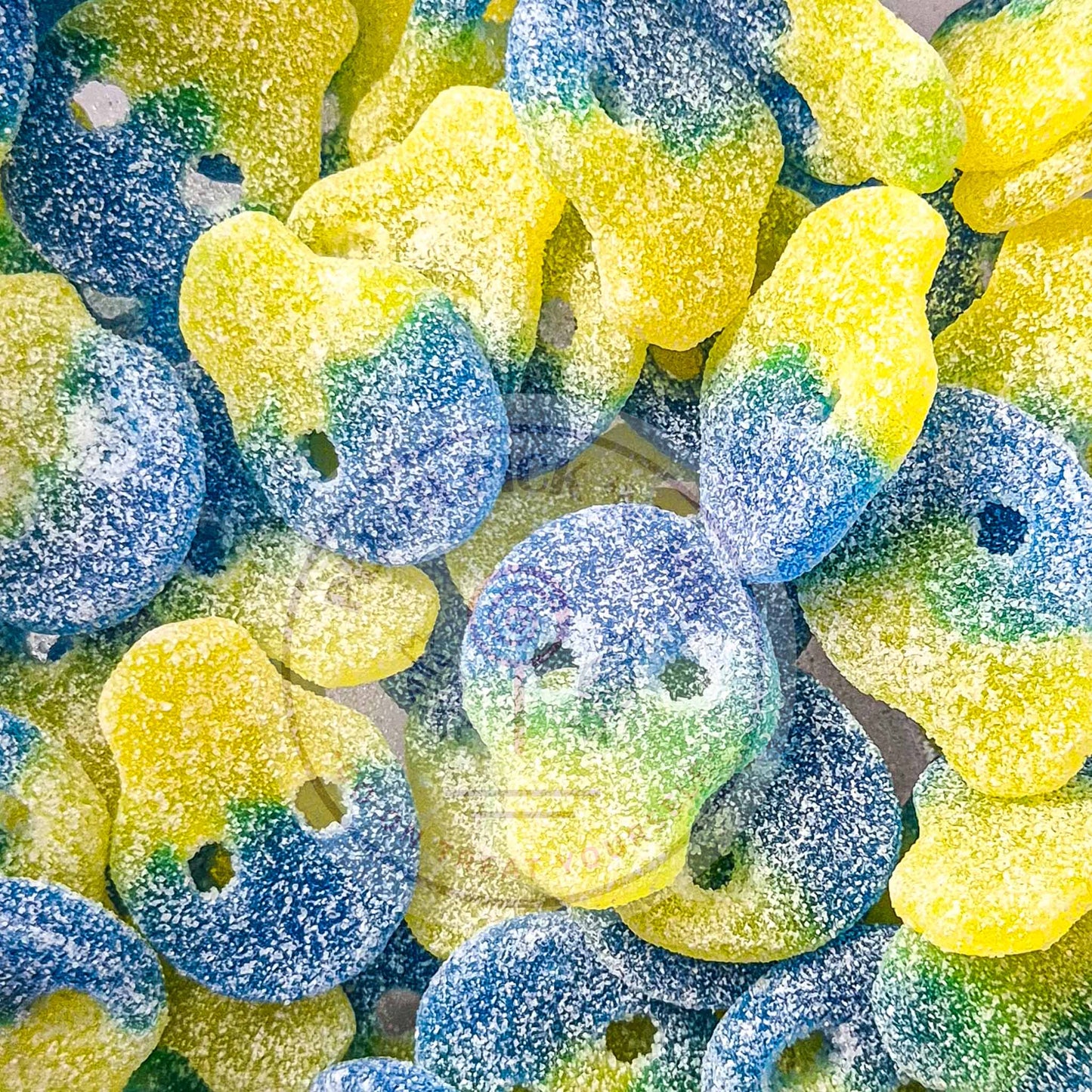 Vegan Lemon & Peach Skulls