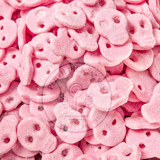 Vegan Strawberries & Cream Skulls