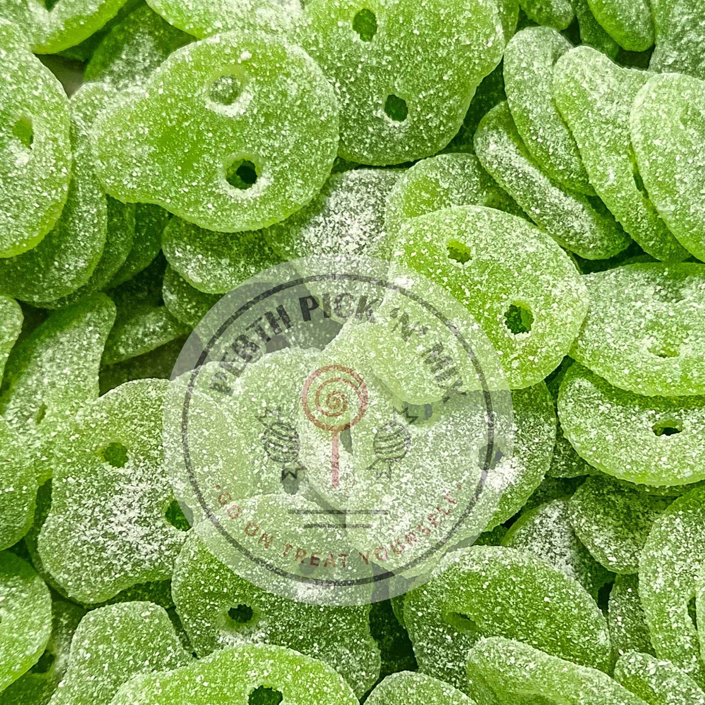 Swedish Sour Lime Skulls - 100g