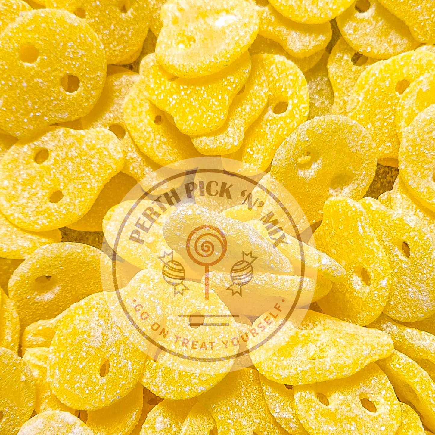 Swedish Sour Pineapple Skulls - 100g