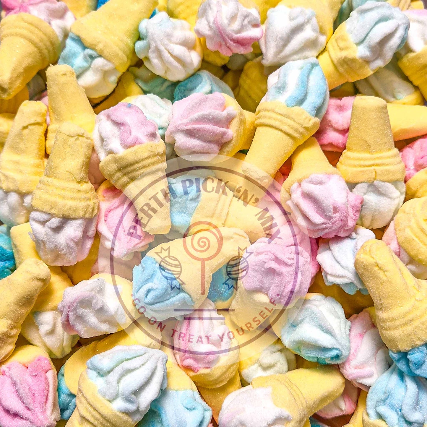 3D Ice Cream Marshmallows - 100g