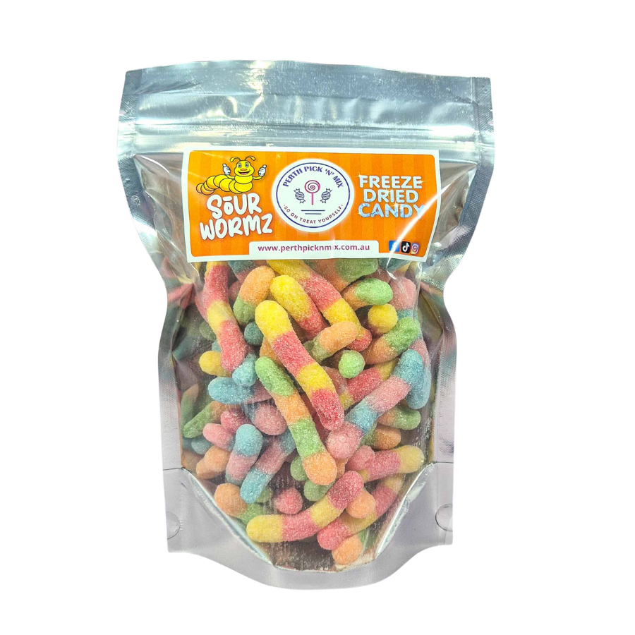 XXXL Freeze Dried Sour Wormz 225g