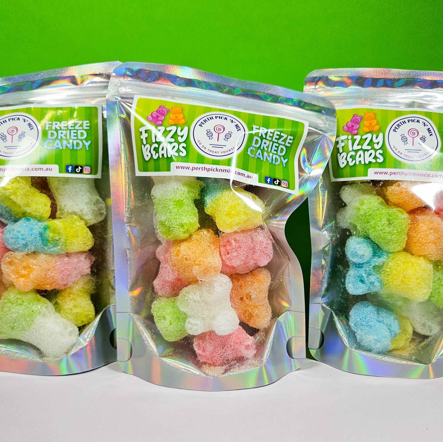 12 X Freeze Dried Fizzy Bears