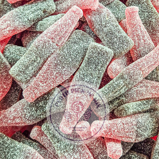 Jumbo Fizzy Cherry Cola Bottles - UK Sweets Online
