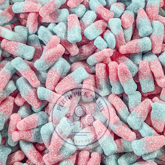 Fizzy Bubble-gum Bottles - UK Sweets Online