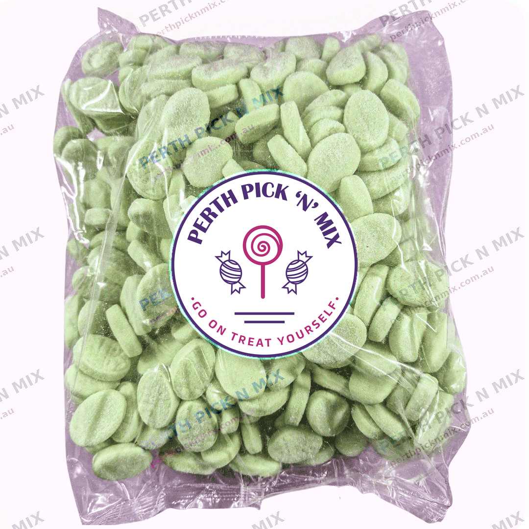 BUBS BULK BUY Sour Mini Pear Ovals 1kg- BUBS Swedish Candy Online