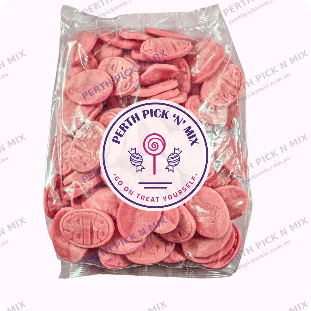 BUBS BULK BUY Wild Strawberry & Pomegranate Ovals 1.4kg- BUBS Swedish Candy Online
