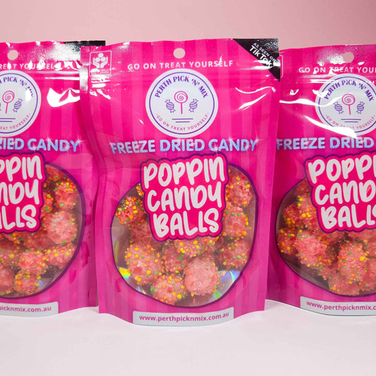 12 X Freeze Dried Poppin Candy Balls