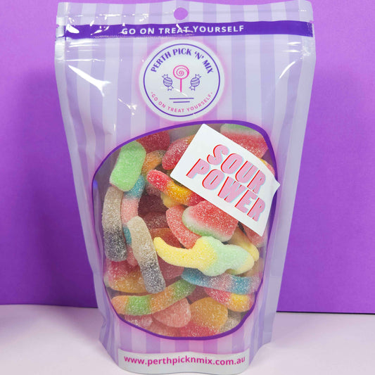 Sour Power Lolly Mix 300g