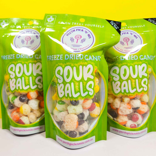 12 X Freeze Dried Sour Balls