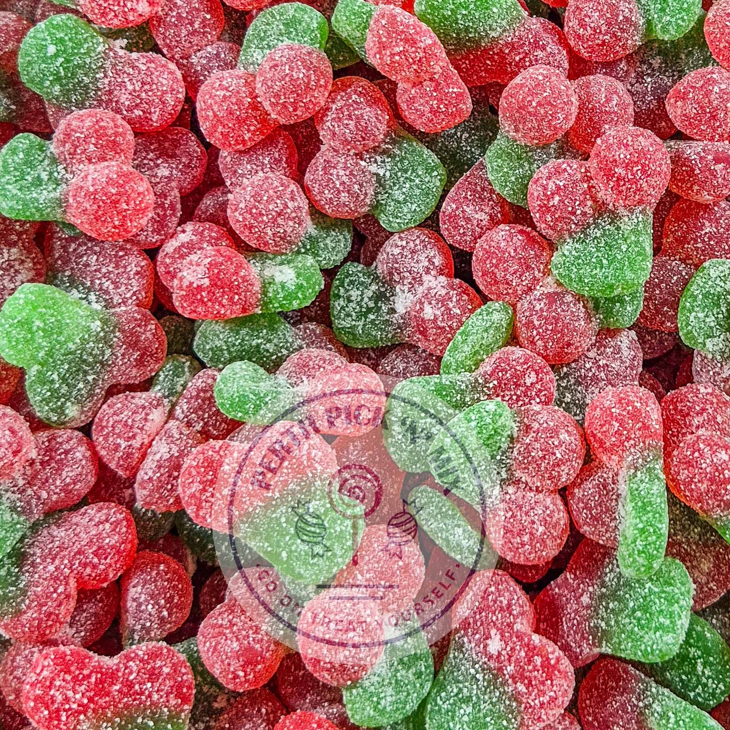 Fizzy Twin Cherries - UK Sweets Online
