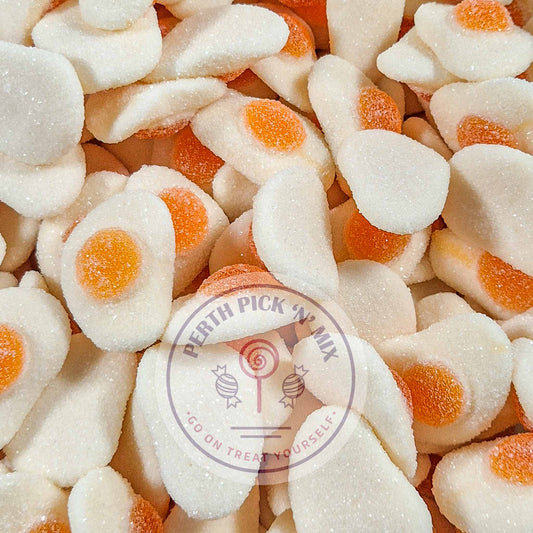 Sugared Fried Eggs - UK Sweets Online