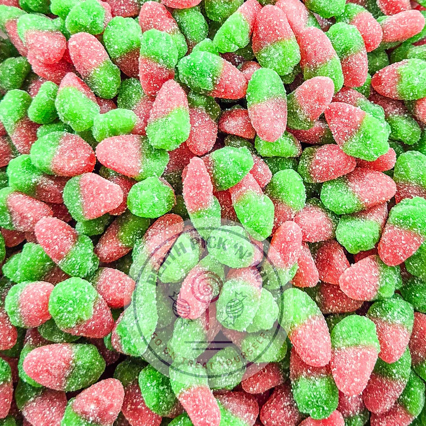 Mini Fizzy Strawberries - UK Sweets Online