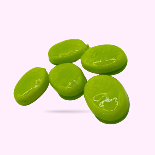 Candy Coated - BUBS Sour Pear Lime Drip Ovals - 100g